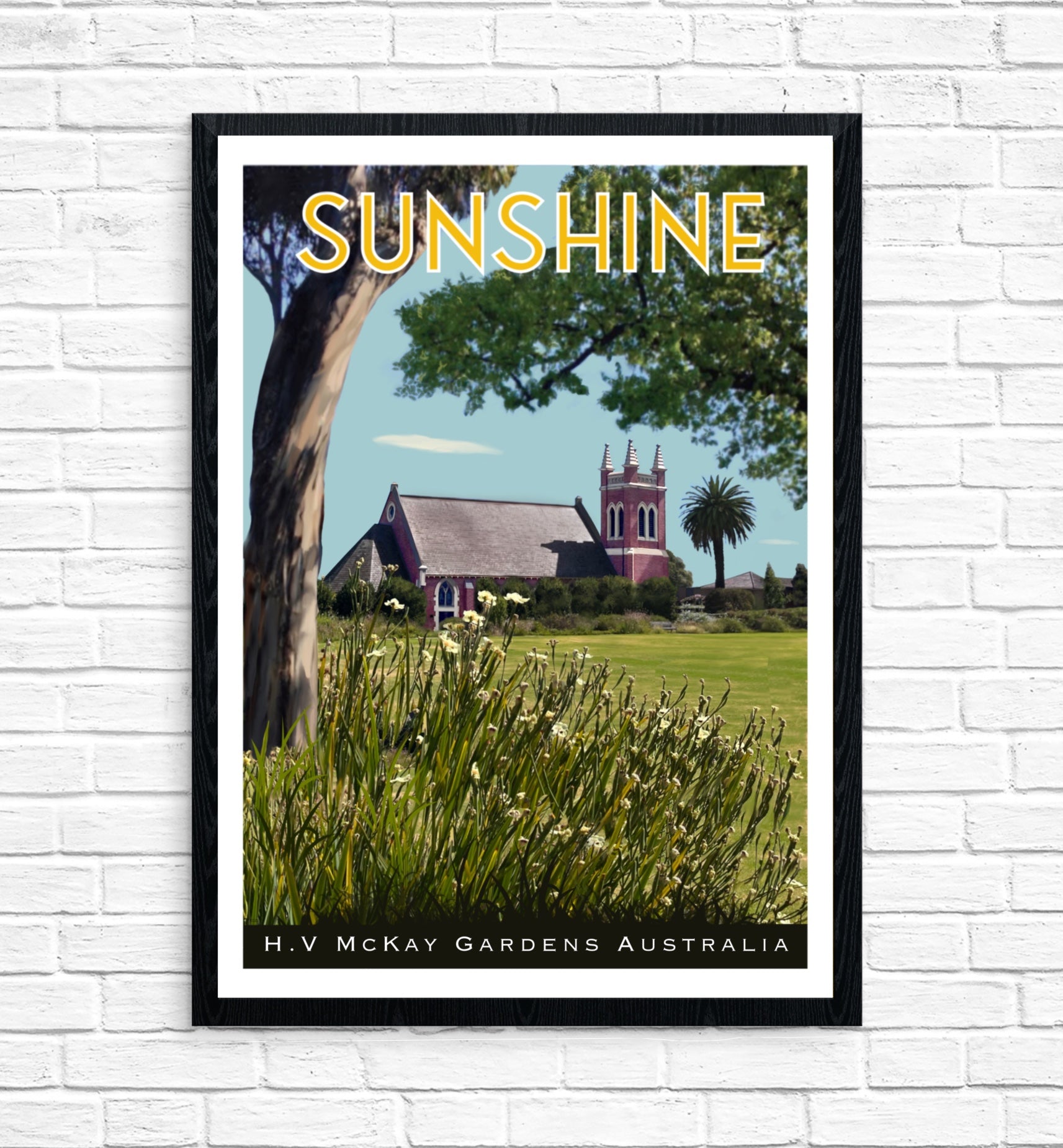 Vintage Poster - Sunshine Gardens