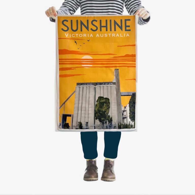 Tea Towel - Sunshine Silos