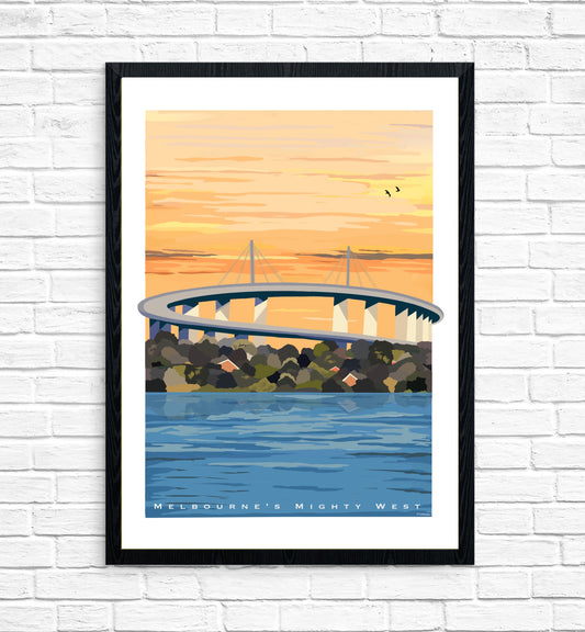 Vintage Poster - Melbourne's Mighty West
