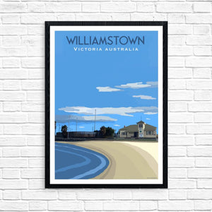 Vintage Poster - Williamstown Beach