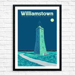 Vintage Poster - Williamstown Timeball Moon