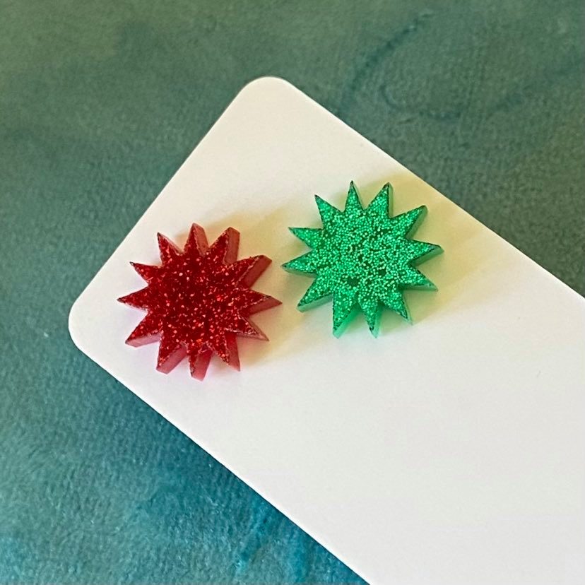 Novelty Studs Earrings - Christmas