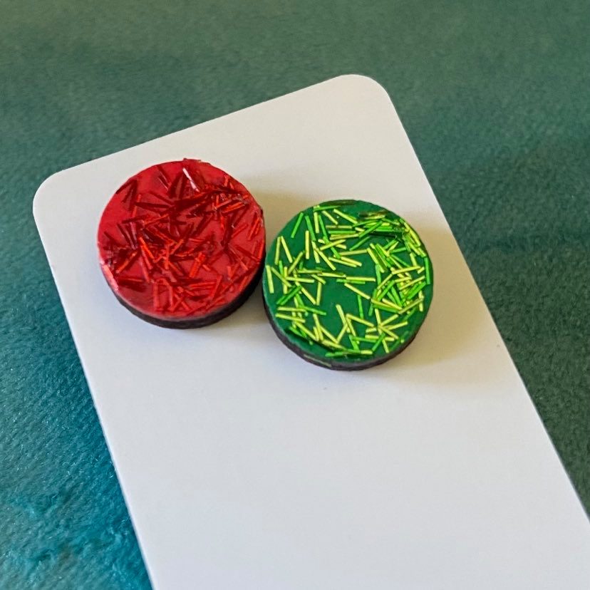 Novelty Studs Earrings - Christmas