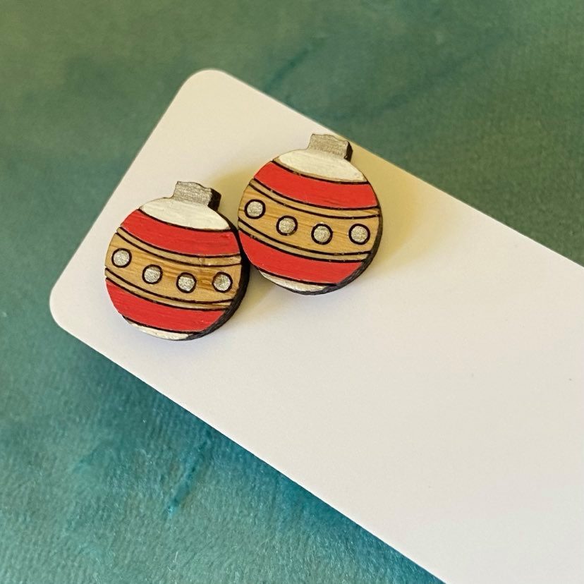 Novelty Studs Earrings - Christmas