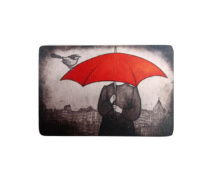 Aluminium Original Art Brooch / Pendant