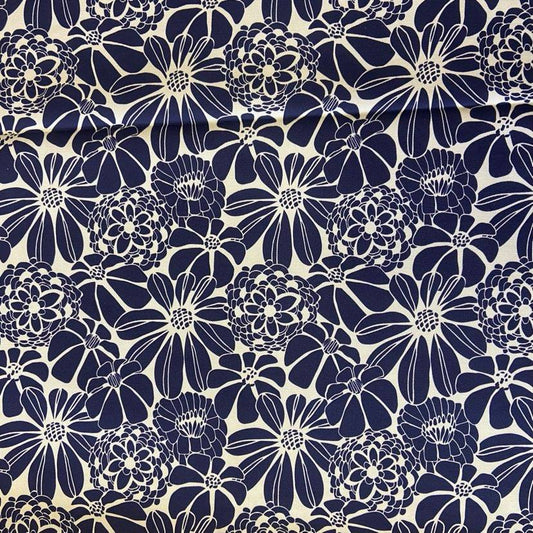 Custom Lamp Shade only - Navy Flowers
