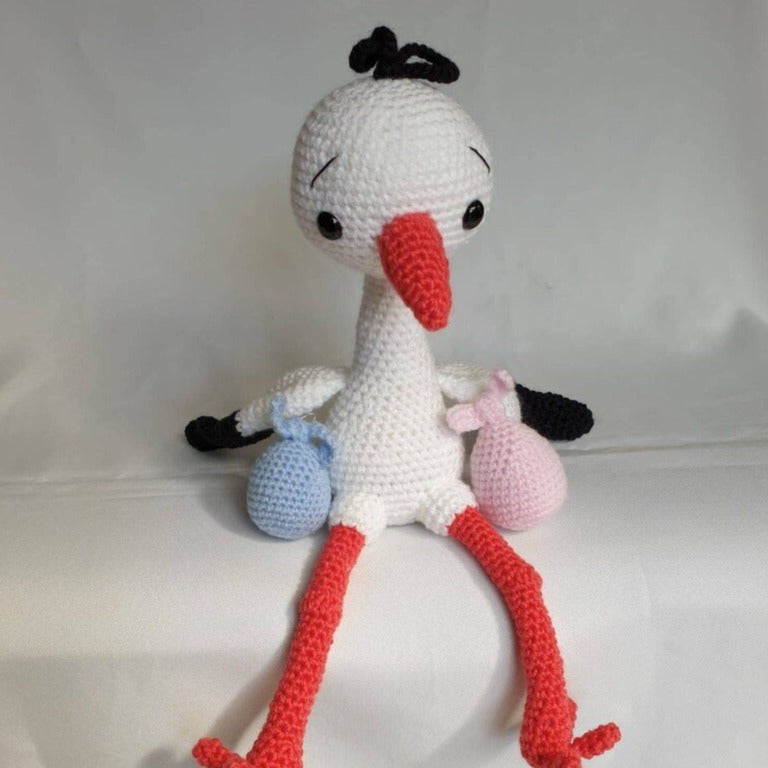 Stork Crochet Toy