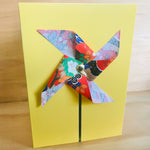 Handmade 3D Pin-Wheel Greeting Cards