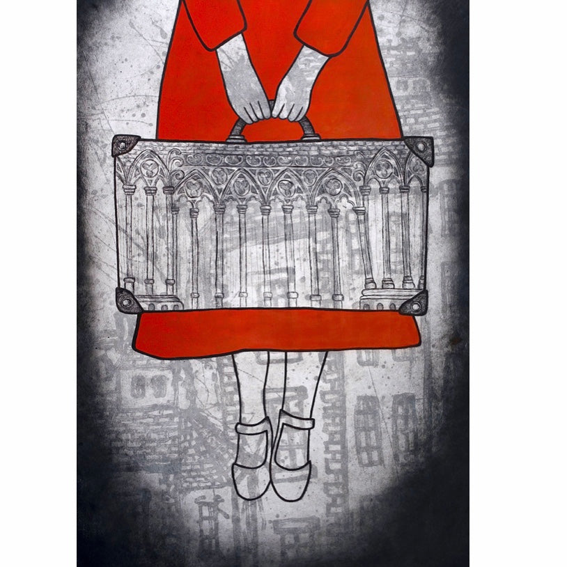 Original Art Print Blank Greeting Cards - individual