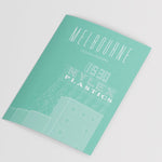 Melbourne Landmark Art Print Greeting Cards