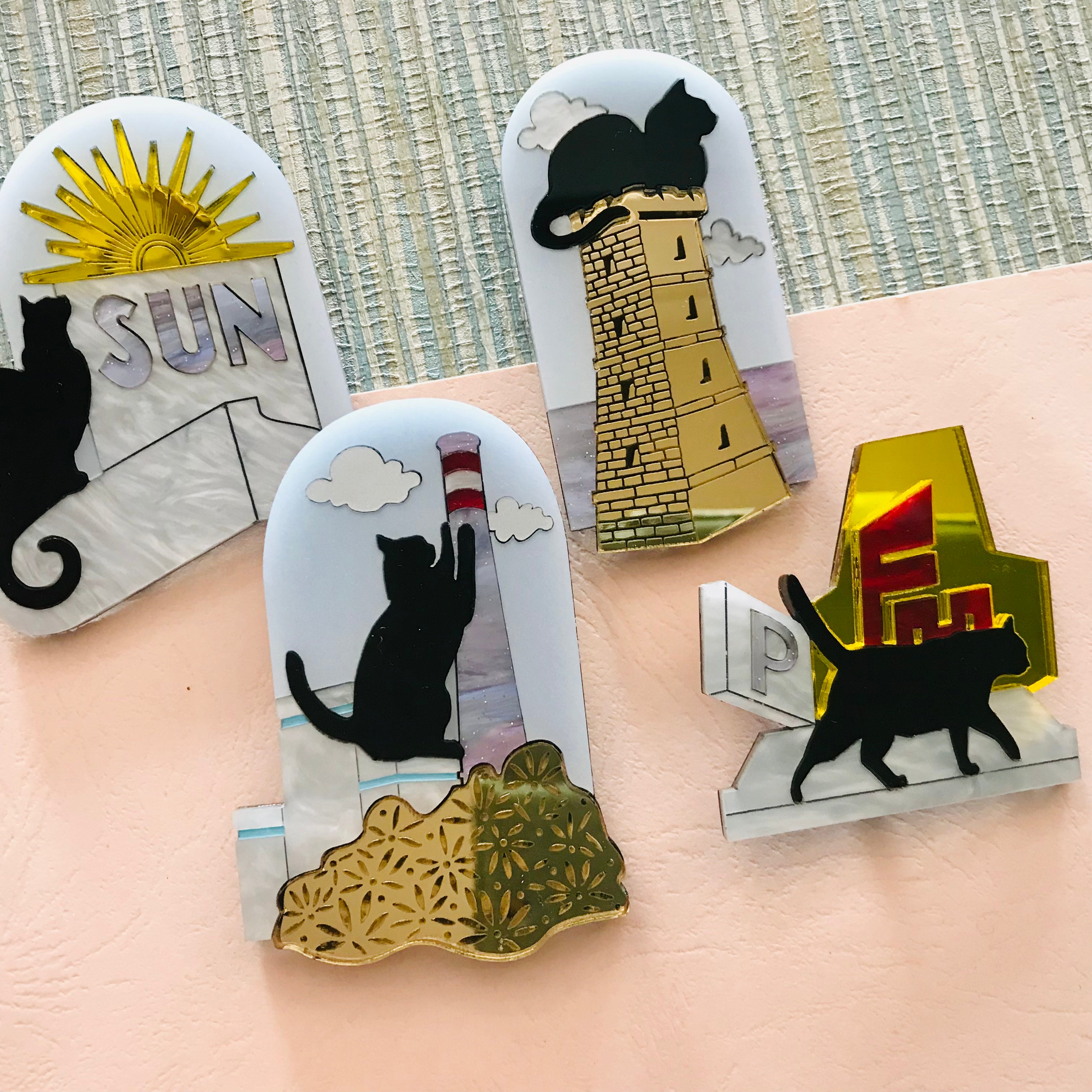 Acrylic brooches 2025