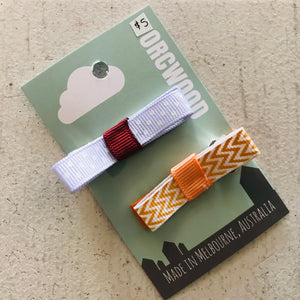 Handmade Ribbon Bow Hairclips