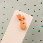 Novelty Studs Earrings - Graphic Acrylic