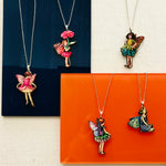 Fairy Wood Charm Necklaces