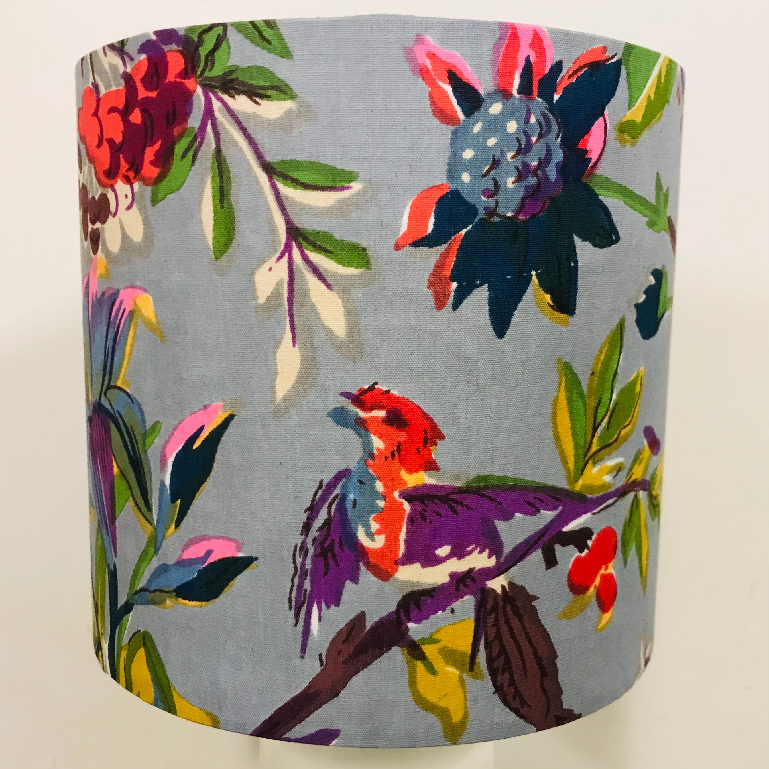 Custom Lamp Shade only - Indian Bird Print