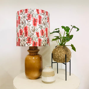 Custom Lamp Shade only - Bottle Brush on White