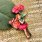 Fairy Wood Brooches