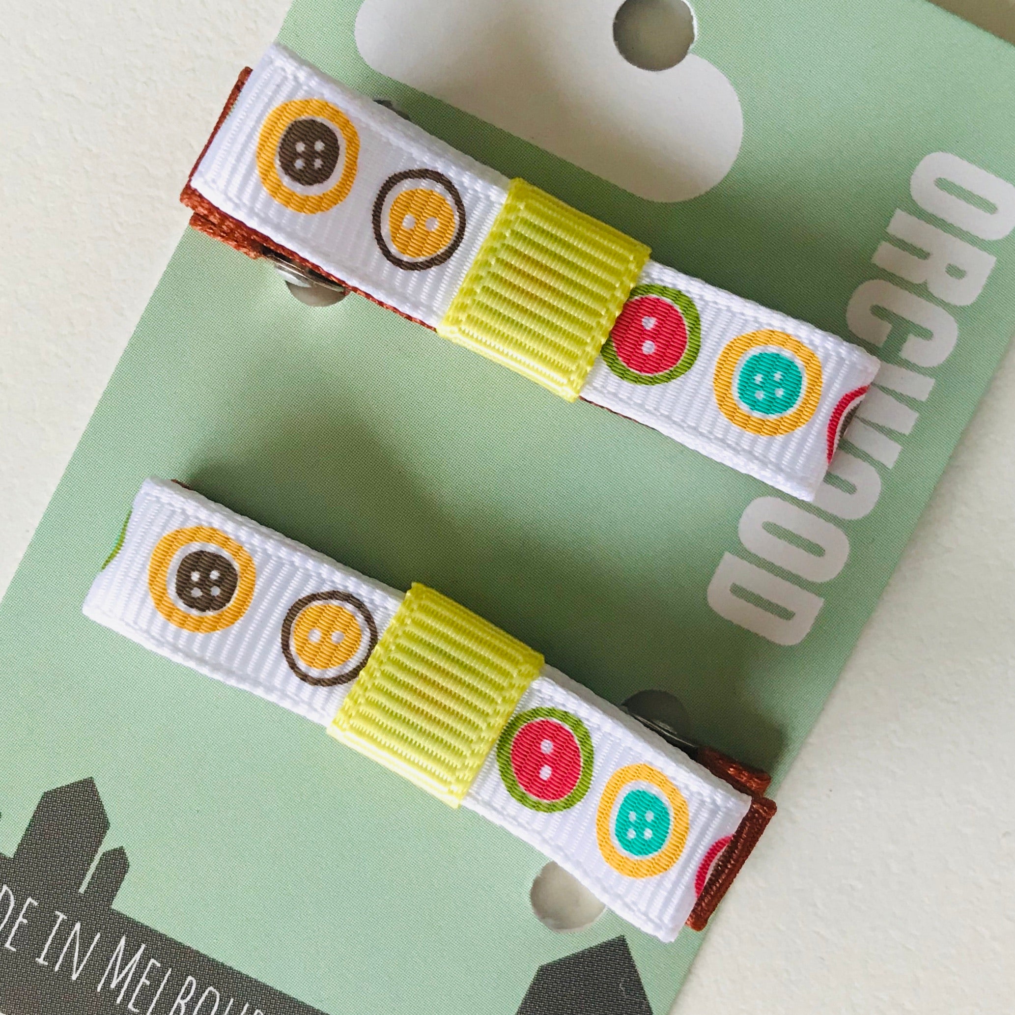 Handmade Ribbon Bow Hairclips