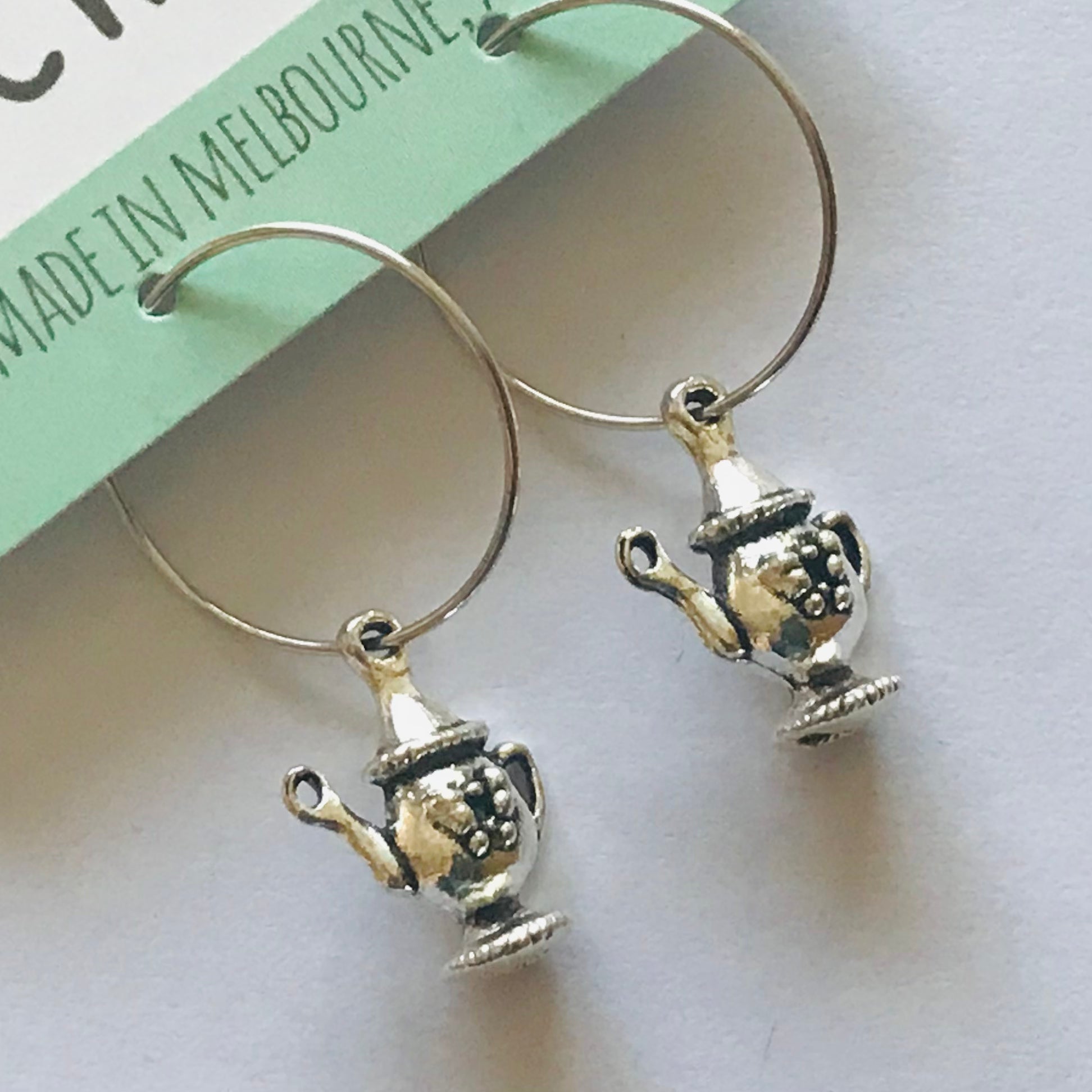 Novelty Charm Hoop Earrings