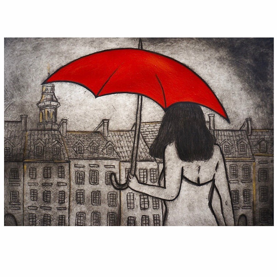 Original Art Print Blank Greeting Cards - individual