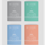 Melbourne Landmark Art Print Greeting Cards
