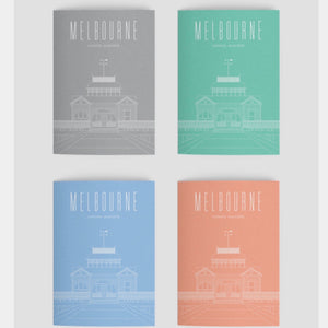 Melbourne Landmark Art Print Greeting Cards