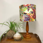 Impressionist Floral Timber Table Lamp