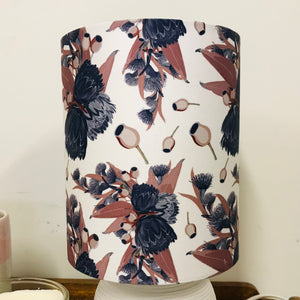 Custom Lamp Shade only - Mauve Gum Blossom Bouquet
