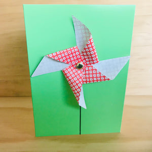 Handmade 3D Pin-Wheel Greeting Cards