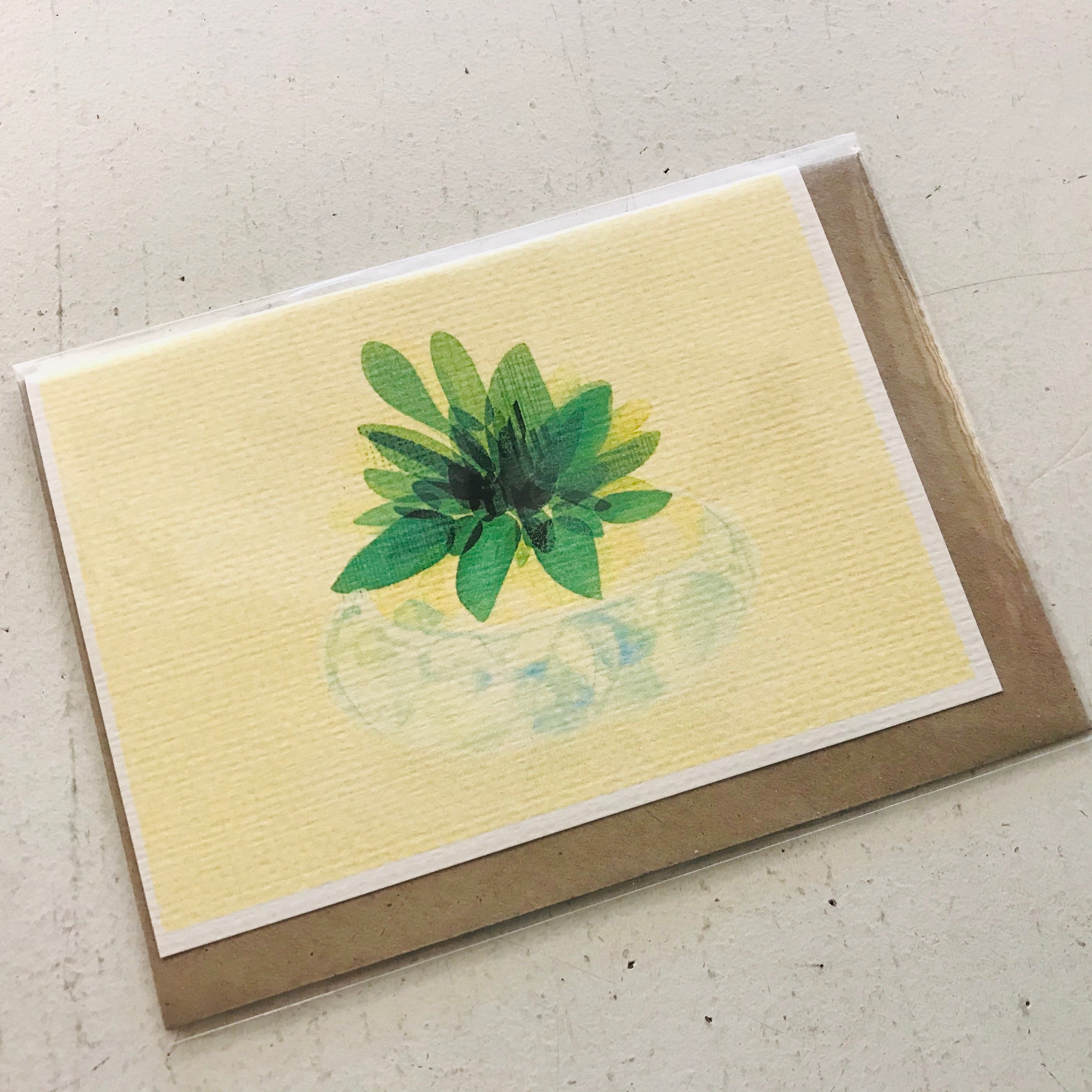 Mixed Media Recycled A6 Art Print Greeting Cards with Envelopes