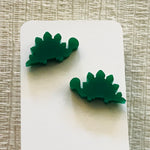 Novelty Studs Earrings - Graphic Acrylic