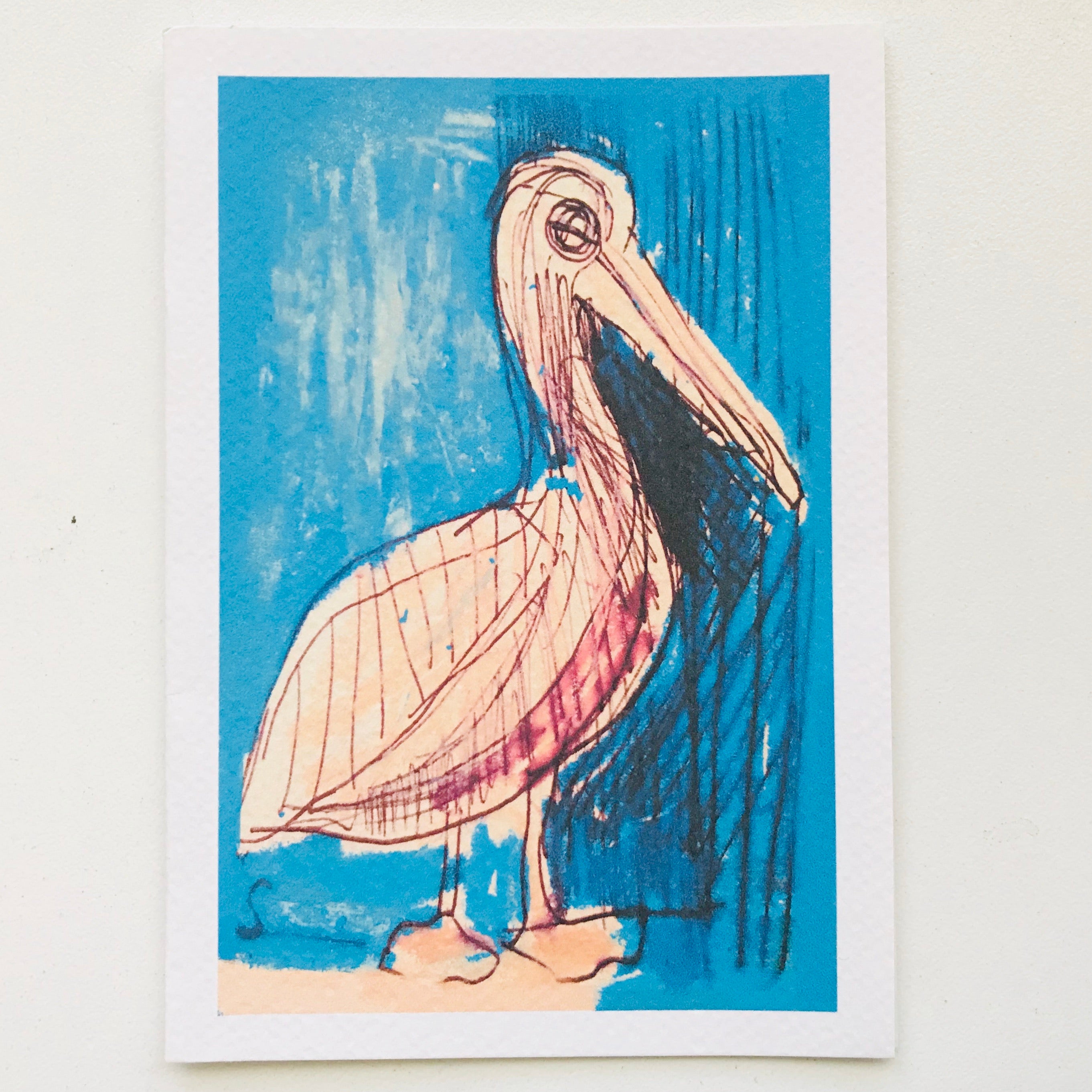Mixed Media Recycled A6 Art Print Greeting Cards with Envelopes
