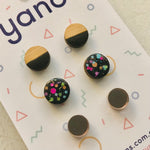 3 Pack of Laser Cut Acrylic Stud Earrings - gift pack