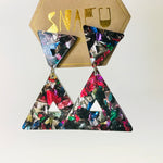 Double Triangle Stud Earrings