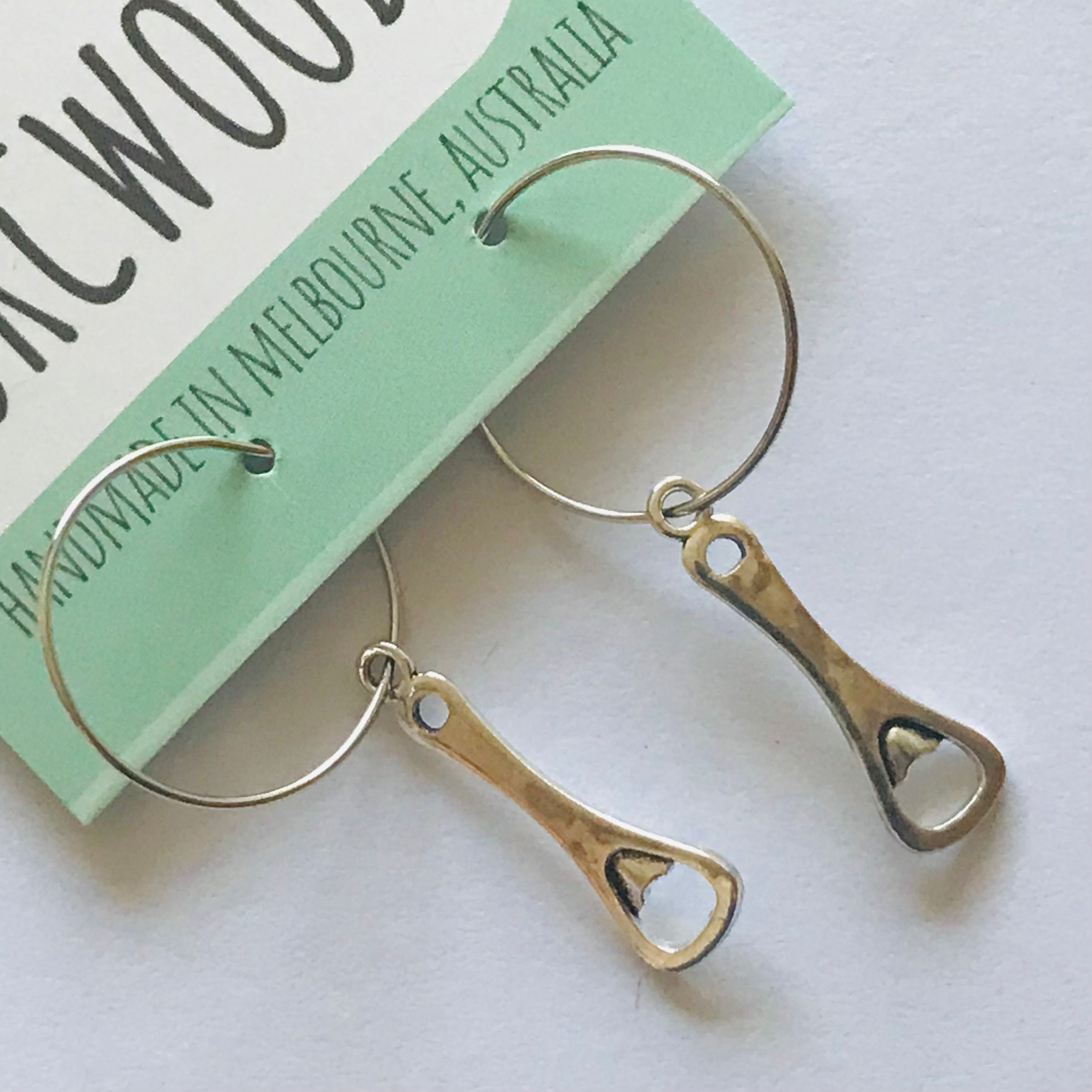 Novelty Charm Hoop Earrings