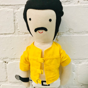 Freddie Mercury from Queen Cloth Doll