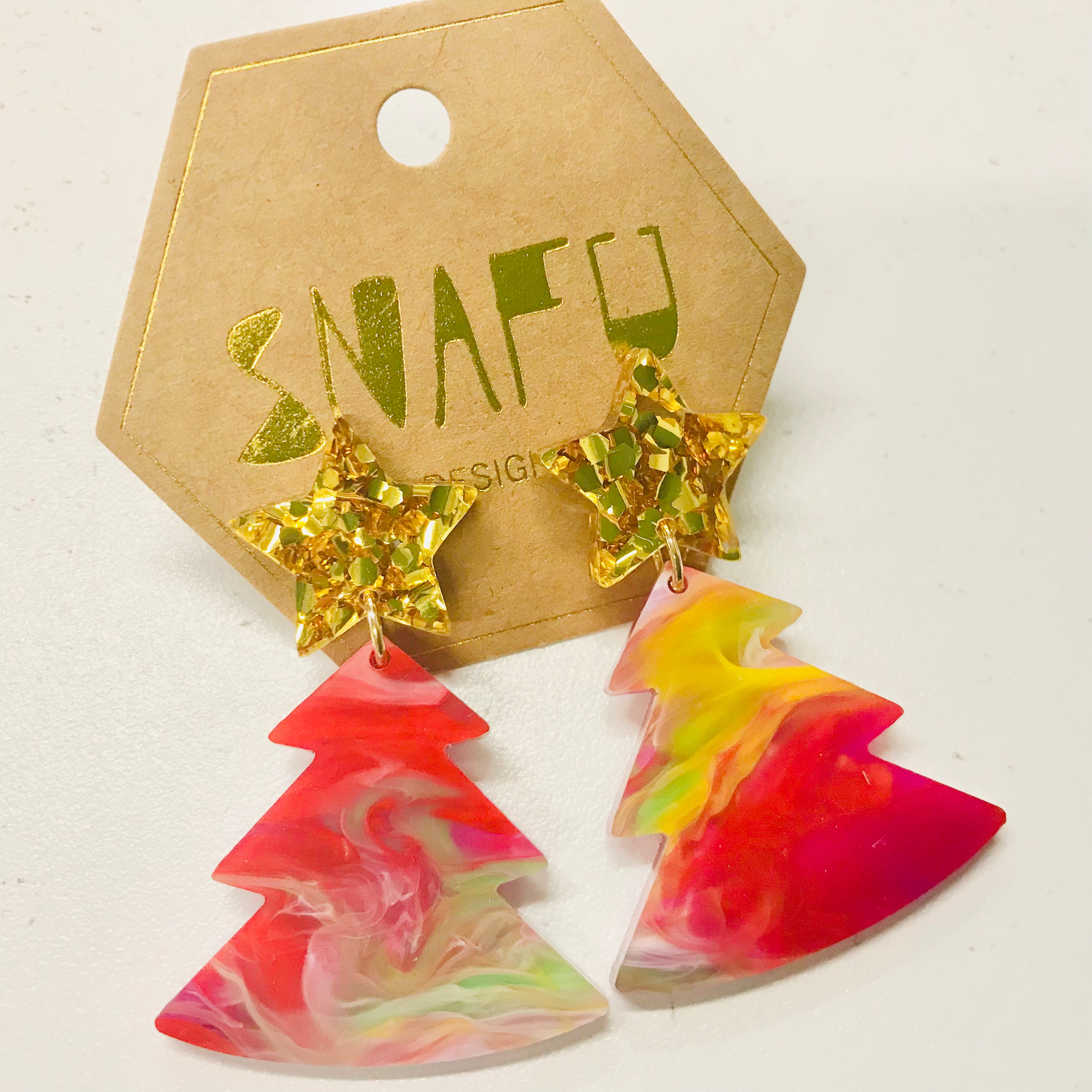 Christmas Tree Stud Earrings