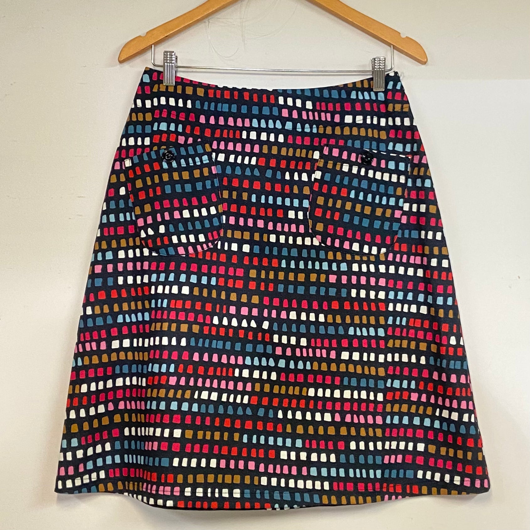 Women's Handmade Pocket Skirt - Pebbles