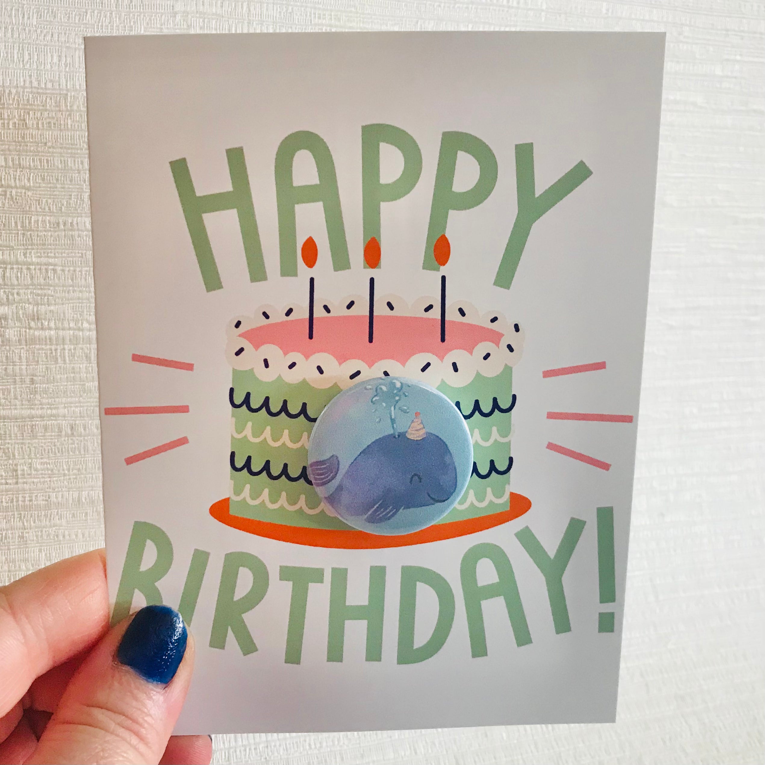 Badge Birthday Cards