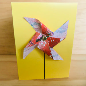 Handmade 3D Pin-Wheel Greeting Cards