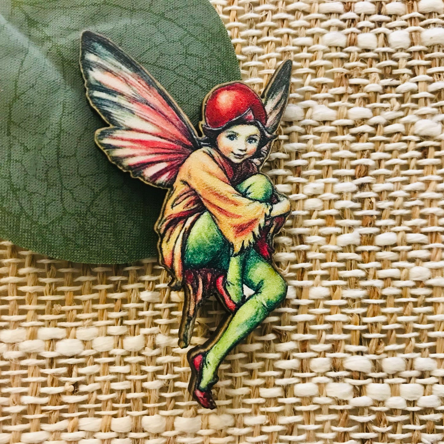 Fairy Wood Brooches