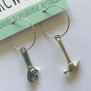 Novelty Charm Hoop Earrings