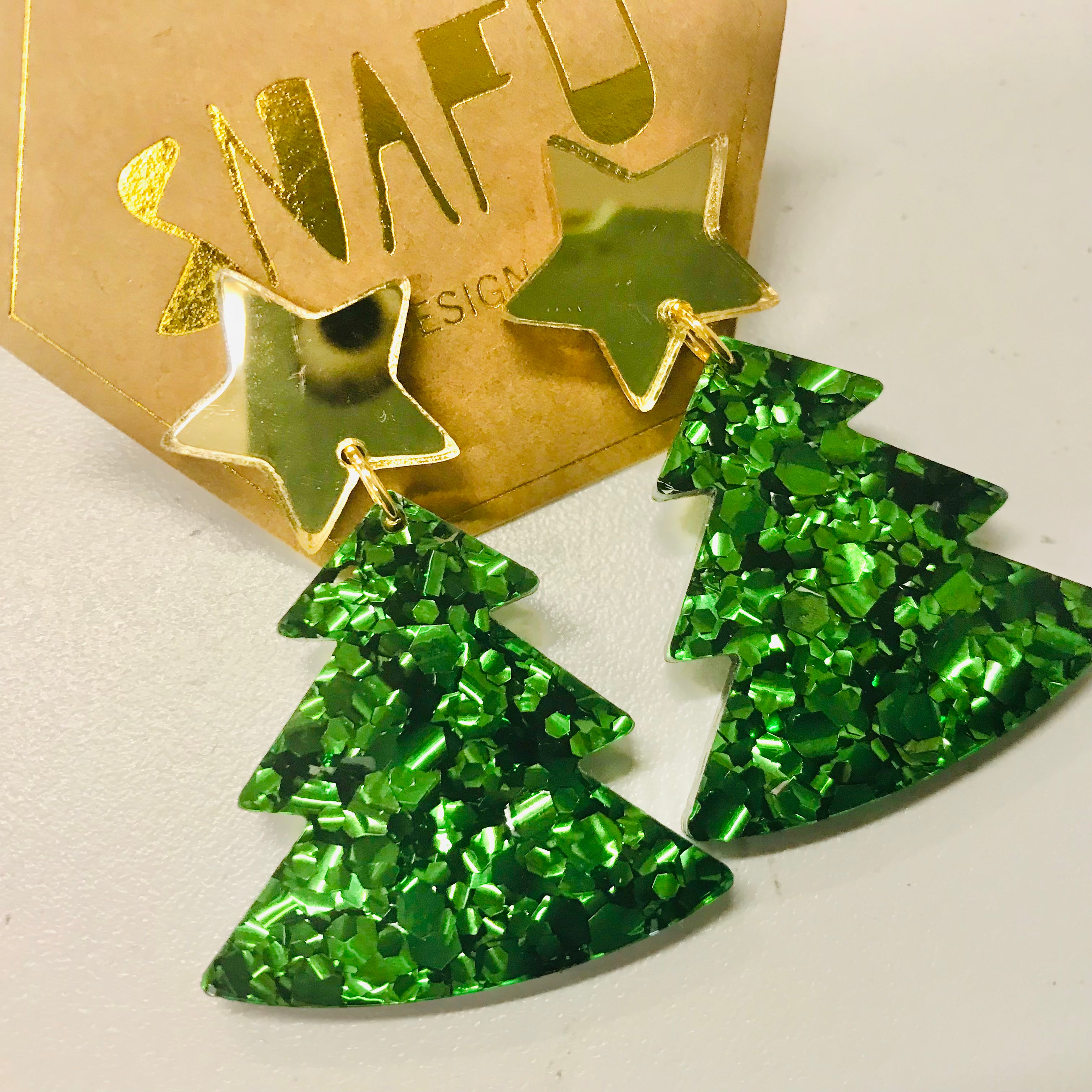 Christmas Tree Stud Earrings