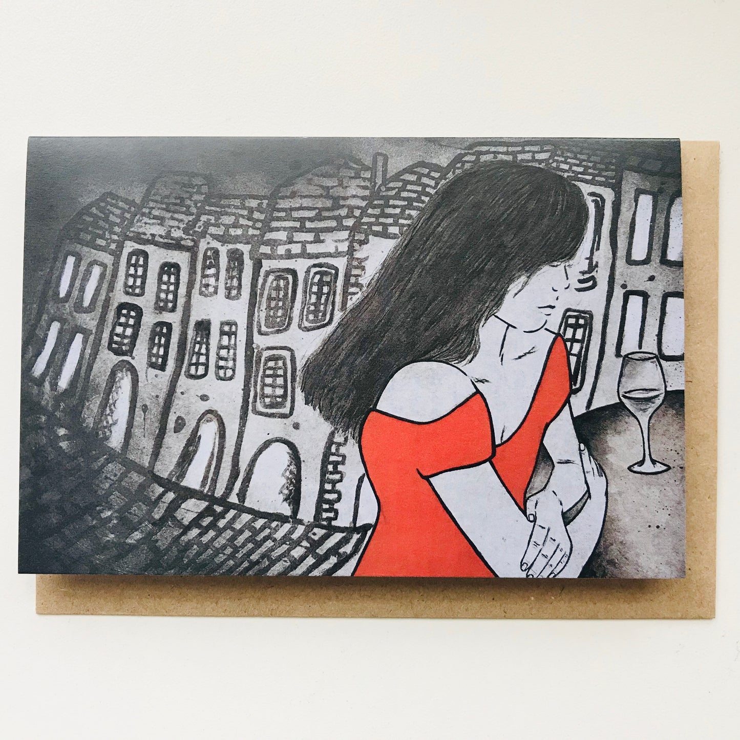 Original Art Print Blank Greeting Cards - individual