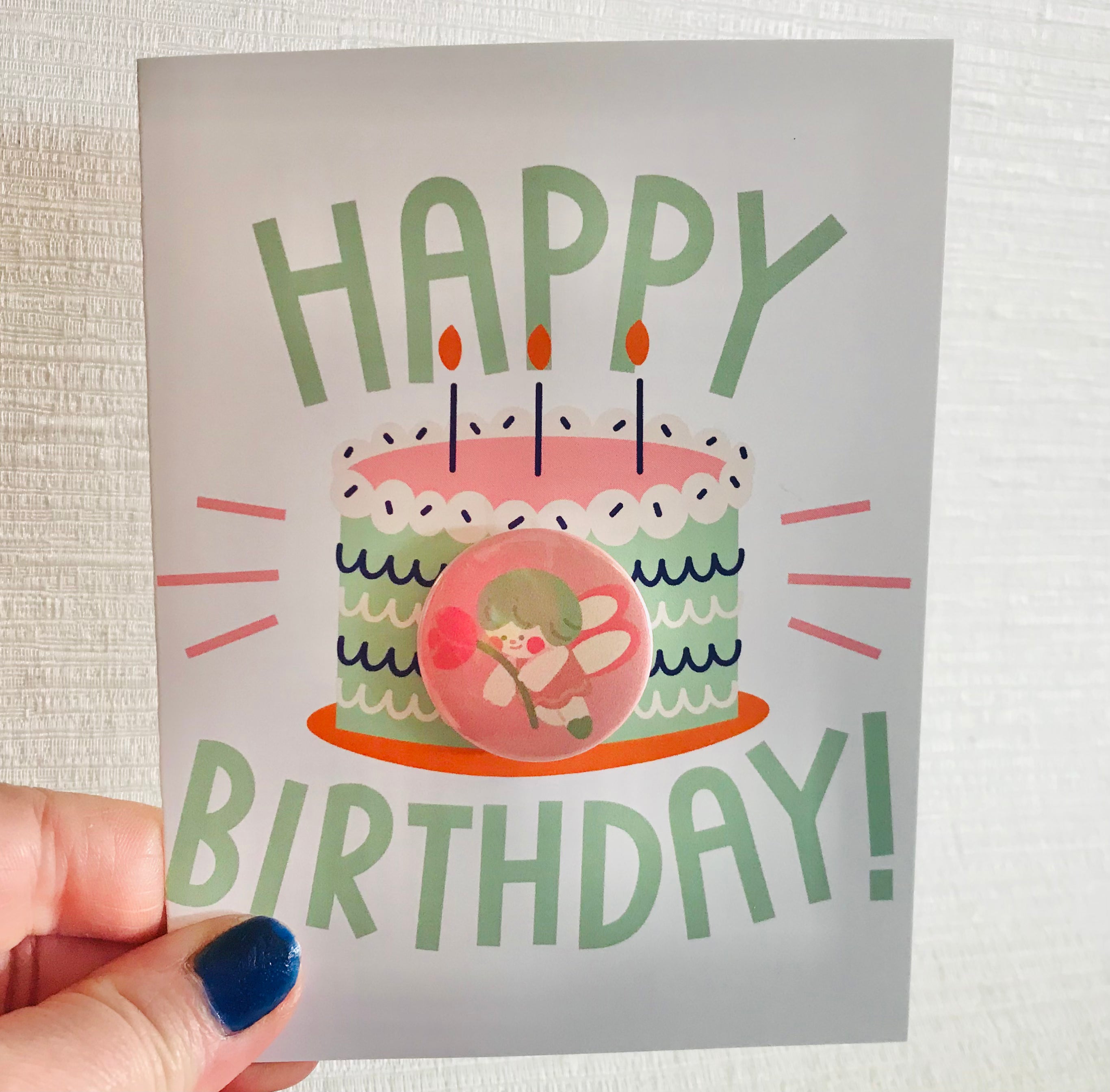 Badge Birthday Cards