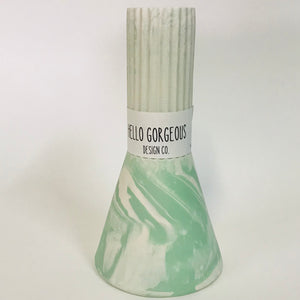 Eco Resin Tall Beaker Vase