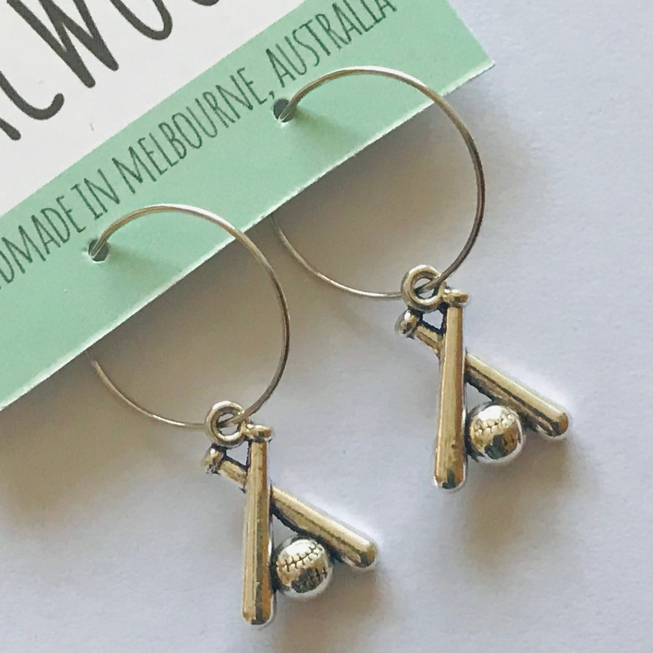 Novelty Charm Hoop Earrings