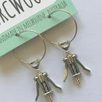 Novelty Charm Hoop Earrings