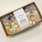 Gift Box - Blanket, Bib & Silicone Teether