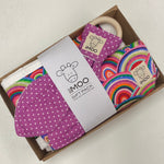 Gift Box - Towel, Face Washer, Bib & Teether